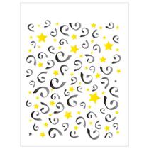 Stencil de Acetato para Pintura 15x20 Estampa Carnav Opa 1381