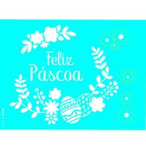 Stencil de Acetato para Pintura 15x20 Feliz Páscoa Ii Opa 3197 Stencil de Acetato para Pintura 15x20 Feliz Páscoa Ii Opa 3197