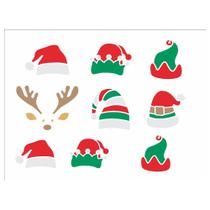 Stencil de Acetato para Pintura 15x20 Gorros e Rena Opa 2999 Stencil de Acetato para Pintura 15x20 Gorros e Rena Opa 2999