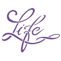 Stencil de Acetato para Pintura 15x20 Palavras Life Opa 2254