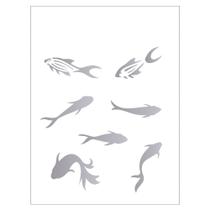 Stencil de Acetato para Pintura 15x20 Peixinhos Opa 2043