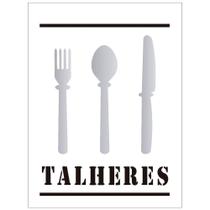 Stencil de Acetato para Pintura 15x20 Talheres Opa 751