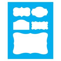 Stencil de Acetato para Pintura 20x25 cm OPA - 1455 - Placas