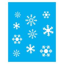 Stencil de Acetato para Pintura 20x25 cm OPA - 1786 - Flocos de Neve Stencil de Acetato para Pintura 20x25 cm OPA - 1786 - Flocos de Neve