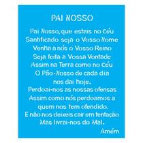 Stencil de Acetato para Pintura 20x25 cm OPA - 1831 - Religião Oração Pai Nosso