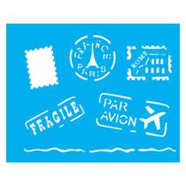 Stencil de Acetato para Pintura 20x25 cm OPA - 2083 - Selos e Carimbos Stencil de Acetato para Pintura 20x25 cm OPA - 2083 - Selos e Carimbos