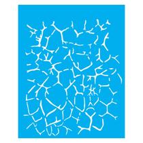 Stencil de Acetato para Pintura 20x25 cm OPA - 2267 - Estamparia Craquelê II