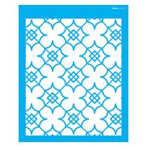 Stencil de Acetato para Pintura 20x25 cm OPA - 2457 - Estamparia Ladrilho Flor