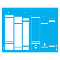 Stencil de Acetato para Pintura 20x25 cm OPA - 3328 - Pdbrasil Livros