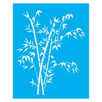 Stencil de Acetato para Pintura 20x25 cm OPA - 3353 - Bambu Chinês