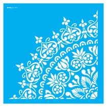 Stencil de Acetato para Pintura 30,5x30,5 cm OPA - 2594 - Mandala Gr Ponta de Lança Stencil de Acetato para Pintura 30,5x30,5 cm OPA - 2594 - Mandala Gr Ponta de Lança