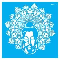 Stencil de Acetato para Pintura 30,5x30,5 cm OPA - 2730 - Mandala Buda