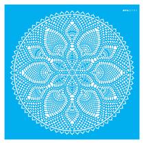 Stencil de Acetato para Pintura 30,5x30,5 cm OPA - 2731 - Mandala Renda III