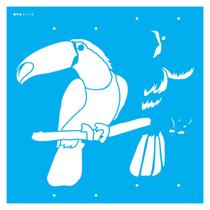 Stencil de Acetato para Pintura 30,5x30,5 cm OPA - 3142 - Animais Tucano