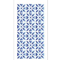 Stencil de Acetato para Pintura OPA 07 x 15 cm - 1953 Estampa Azulejo