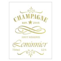 Stencil de Acetato para Pintura OPA 15 x 20 cm - 2047 Rótulo Champagne
