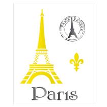 Stencil de Acetato para Pintura OPA 20 x 25 cm - 1166 Cidades Paris