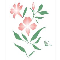 Stencil de Acetato para Pintura OPA 20X25 2275 Flor Astromélia