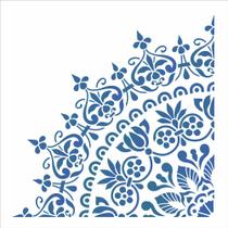 Stencil de Acetato para Pintura OPA 30 x 30,5 cm 2594 Mandala Grande Ponta de Lança