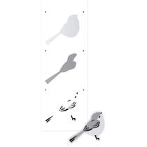 Stencil de Acetato para Pintura OPA Simples 10 x 30 cm - 2158 Pássaro II