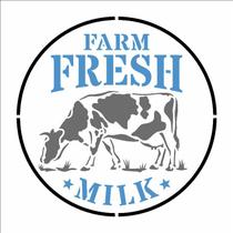 Stencil de Acetato para Pintura OPA Simples 14 x 14 cm 2922 Farmhouse Fresh Milk