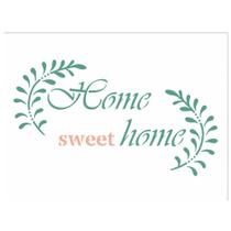 Stencil de Acetato para Pintura OPA Simples 15 x 20 cm 2938 Frase Home Sweet Home