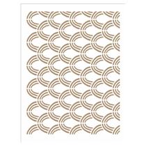 Stencil de Acetato para Pintura Opa Simples 15 X 20 Cm - 3305 Estamparia Tribal Ondas