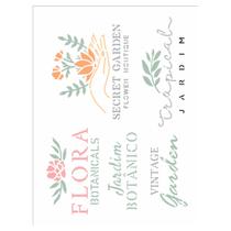 Stencil de Acetato para Pintura Opa Simples 15 X 20 Cm - 3308 Frases para Jardim Ii