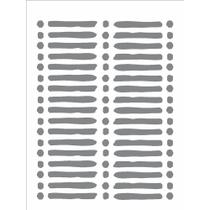 Stencil de Acetato para Pintura OPA Simples 15 x 20 cm - 3349 Estamparia Listras Irregulares