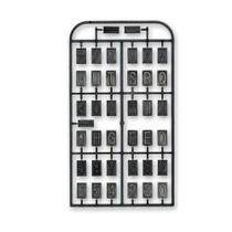 Stencil de Gravação para Dispositivo GE Letras e Números 27104 Proxxon