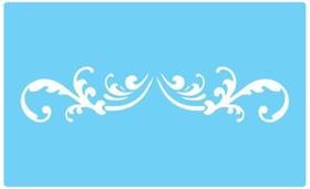 Stencil De Parede Tamako Arabesco - 55 X 90Cm - Ref 350 Stencil De Parede Tamako Arabesco - 55 X 90Cm - Ref 350