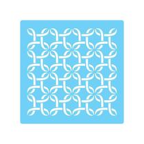 Stencil De Parede Tamako Estampa - 55 X 55Cm - Ref 562 Stencil De Parede Tamako Estampa - 55 X 55Cm - Ref 562