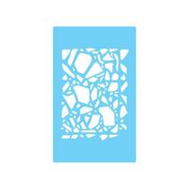 Stencil De Parede Tamako Estampa Abstrata 55X90Cm - Ref 468