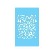 Stencil De Parede Tamako Estampa Abstrata 55X90Cm - Ref 469