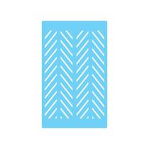 Stencil De Parede Tamako Estampa Linhas 55 X 90Cm - Ref 483 Stencil De Parede Tamako Estampa Linhas 55 X 90Cm - Ref 483