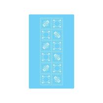 Stencil De Parede Tamako Ladrilho - 55 X 90Cm - Ref 449