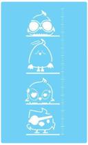 Stencil De Parede Tamako Pássaros Medidas 55X90Cm - Ref 510 Stencil De Parede Tamako Pássaros Medidas 55X90Cm - Ref 510