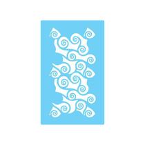 Stencil De Parede Tamako Textura - 55 X 90Cm - Ref 213 Stencil De Parede Tamako Textura - 55 X 90Cm - Ref 213