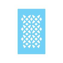 Stencil De Parede Tamako Textura - 55 X 90Cm - Ref 219 Stencil De Parede Tamako Textura - 55 X 90Cm - Ref 219