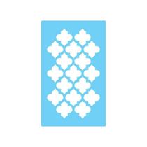 Stencil De Parede Tamako Textura - 55 X 90Cm - Ref 245 Stencil De Parede Tamako Textura - 55 X 90Cm - Ref 245