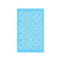 Stencil De Parede Tamako Textura - 55 X 90Cm - Ref 579 Stencil De Parede Tamako Textura - 55 X 90Cm - Ref 579