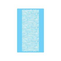 Stencil De Parede Tamako Textura Zebra - 55 X 90Cm - Ref 630 Stencil De Parede Tamako Textura Zebra - 55 X 90Cm - Ref 630