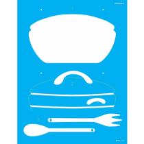 Stencil de Parede Wall Opa 32 X 42 Cm - Panela De Barro - 3228