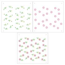 Stencil Dp. 14X14 1173 Micro Florzinhas