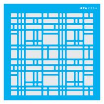 Stencil Duplo De Acetato Para Pintura 14x14 cm OPA - 2334 - Estampariaa Textura