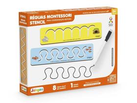 Stencil Educativo Infantil Reguas Montessori