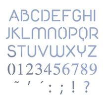 Stencil Especial Pintura Alfabeto 10X10 STX-349 - Litoarte