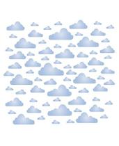 Stencil Especial Pintura Estampa Nuvens 21,1X17,2 STM-562 - Litoarte