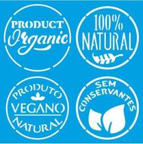 Stencil Especial Pintura Selos 10x10 Stx-412 - Litoarte