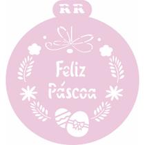 Stencil Feliz Páscoa - Ref. 3019 - 1 unidade - RR CORTADORES - Rizzo Stencil Feliz Páscoa - Ref. 3019 - 1 unidade - RR CORTADORES - Rizzo